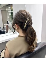 ディア(.eer)&nbsp;カジュアルなアップスタイル♪デートなどにも(*´  `*)