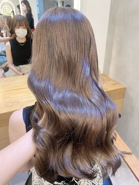 ジーナ 船橋(Zina) 髪質改善＊ロングレイヤーグレーベージュ＊美髪【Zina船橋】