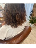 スパイラル風パーマ