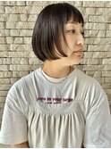 前上がりボブ