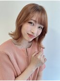 ☆大人可愛い20代30代40代小顔ウルフレイヤー丸みショートボブ☆