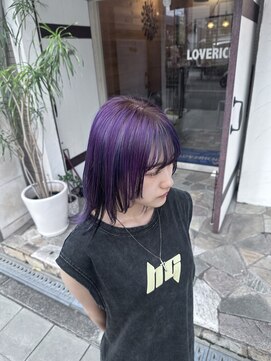ラブリッシュ(LOVERICHE) オススメ！2トーンカラー、パープル&ブルー