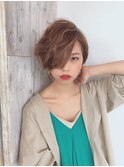 前髪厚めバングショート/ハンサムショート◎30代40代50代