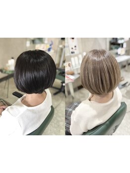 【円山公園駅5分/駐車場有】白髪を活かす、ぼかす、隠すなど様々なグレイカラーをご用意してます♪