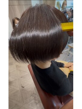 エイゼット バンビーニ 川越(AZ bambini) 【鈴木代悟】シルバーベージュブラウン【髪質改善メテオカラー】