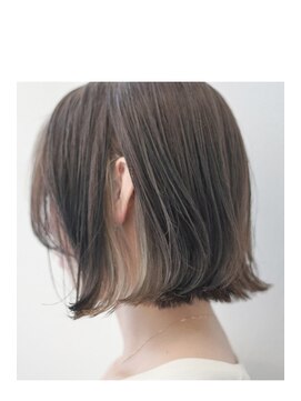 シカタ シーカ 鎌倉(CICATA/ShIKA.) グレージュインナーカラーボブ【CICATA鎌倉】
