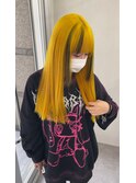 【Fumina】イエロー×黒メッシュ