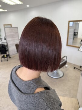 ラヴィリス バイ レム(Raviliss by rem) タッセルボブ×チェリーレッドカラー