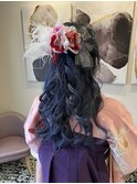 巻き髪ヘアセット
