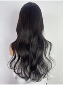 美髪韓国ヘアロングくびれヘア顔周りレイヤーba555281