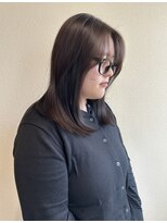 マキュムドオリ 並木通り(MAQUM) 透明感ベージュ×ミディアムスタイル