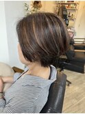 【白鳥】ショートカット×ハイライト