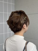 ビーズアモール 春日井市民病院前店(B's amor)&nbsp;【ヘアセット】ショートヘアで出来るお呼ばれヘアセット