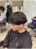 緩め波巻パーマ