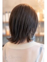 クレオメ 田町店(Cleome)&nbsp;グランマッシュ前髪艶髪斜めシースルーバング美髪イメチェン暗髪