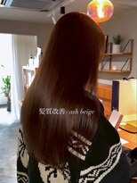 オリ('Oli)&nbsp;髪質改善カラー×アッシュベージュ