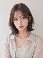 ミリール (Mireel) 韓国風外ハネボブ/ミディアム/レイヤーカット
