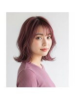 シエル ヘアーズ ボウ グループ(Ciel hairs beau gloup)&nbsp;ケアブリーチダブルカラー×ピンクカラー×レイヤーボブカット