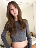 ルーラー ウィズ ジル ブラン(ruler. with JIL BLAN)&nbsp;顔まわりカットミディアムレイヤー髪質改善グレージュカラー