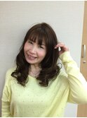 大きめカールでラグジュアリーなドーリーほつれウェーブ☆