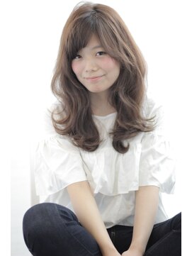 ヌーベルヴァーグ(Nouvelle Vague) 【Nouvelle Vague】思わず目を引く色っぽゆる巻きロング☆