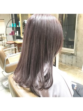 サロンドミルク 原宿(salon de MiLK) サロンドミルク原宿　クラシカルボブ×ラベンダーグレージュ