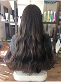 ロング グレージュ