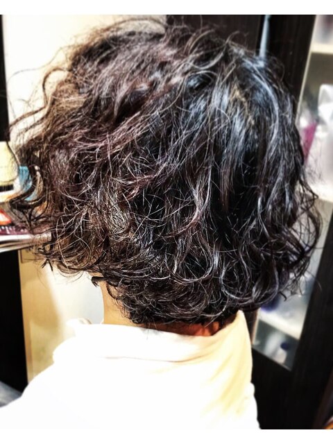 #メンズロング #スパイラルパーマ#mixperm #hommehair2nd櫻井