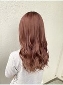 メルティカラー/ピンクベージュ/透け感ヘア/10代20代30代人気◎