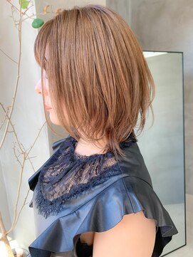 テトヘアー(teto hair) ミルクティベージュ 、イルミナカラー、ブリーチオンカラー