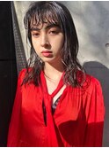 Emma ecole 20代30代◎黒髪 エアリーパーマ セミディ by.高橋