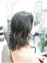 ヘアアンドメイク イムス(hair&make imus) 【imus】セミロングパーマスタイル