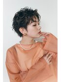 カーリークールショート／マロンベージュ