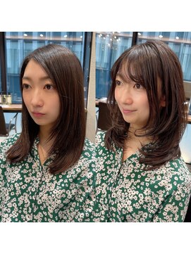 アフロート ギンザ(AFLOAT GINZA) AFLOAT GINZA【仲道 弘泰】前髪作った【before→after】