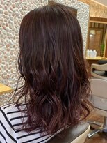 オートクチュール ランコントレ 七条店(Haute Couture Rencontrer)&nbsp;ピンクブラウン×なみなみウェーブ/暖色系カラー