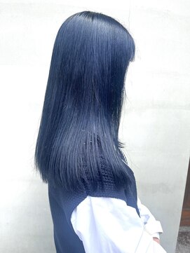 ヘアー アイス ルーチェ(HAIR ICI LUCE) ブルーブラック コバルトブルー /中西