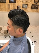 ルドローブラントオオサカ(LUDLOW BLUNT Osaka)&nbsp;【LUDLOW BLUNT】藤原貴徳 ツーブロック七三分けサイドパート