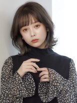 フォンズ(FONS)&nbsp;インナーカラー&暗め透明感カラーで結んでも可愛いくびれミディ