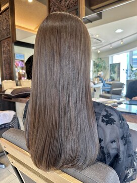 ヘアリゾート粋 ティガ 池袋店(tiga) 池袋 大人 レイヤーロング フレンチカジュアル