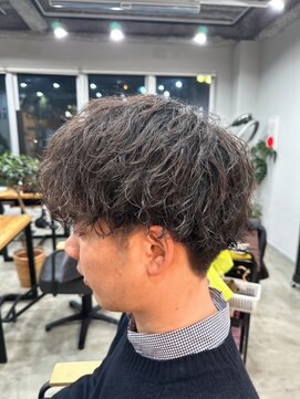 バトー バイ トリコ 船橋北口店(BATEAU by tricot) メンズ×ツイストスパイラルパーマ