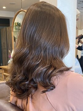 ミルティ(Myrtille) ミルティ☆ミディアムレイヤー×デジパー×コバルトグレー