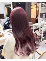 ハピネス 梅田茶屋町店(HAPPINESS) ブリーチなしダブルカラー/ラベンダーピンク