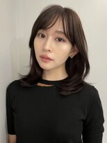 トイ(TOI)&nbsp;こっくりブラウン/ミディアムレイヤーカット/シースルーバング