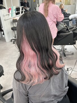 シェイロ(Cielro) 【インナーペールピンク/アンブレラカラーこなれミディ】SAKI