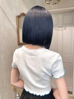 ゼスト クレス(ZEST Cres)&nbsp;【立川CRES三木】トーンダウン！透け感ブルーブラック