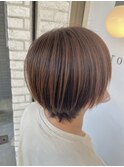 【ショートでもかけれる美髪矯正】ヘルシースタイル/ベージュ