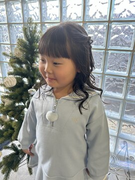 シュガール(Sugarlu) ハーフアップアレンジ