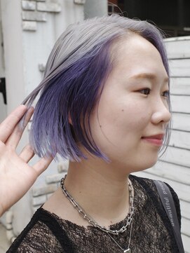 ミーム 原宿 表参道(meme) !ダブルカラーハイトーンカラーケアブリーチインナーカラー#原宿