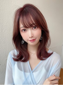 アフロートフクオカ(AFLOAT FUKUOKA) 【福岡初出店☆AFLOAT 福岡】小顔前髪ありくびれレイヤーカット