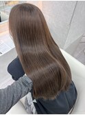 ホワイトグレージュ /チェリーブラウン[髪質改善/ヘアセット]